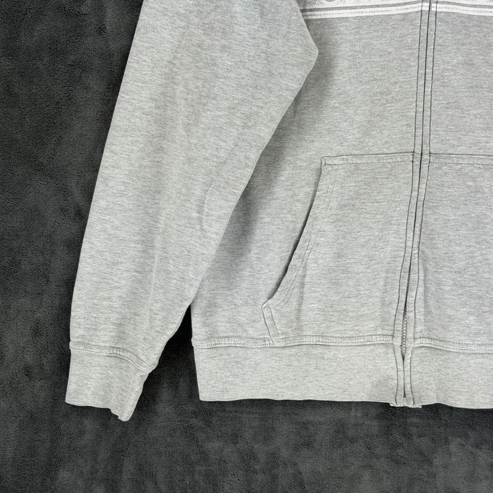 The‎ North Face Mens Gray Full Zip Hoodie Since 1966 Graphic Sweatshirt Large